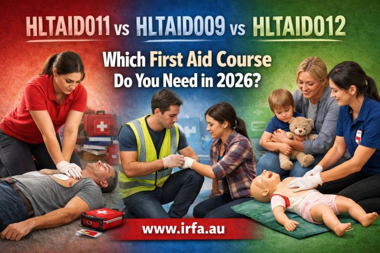 HLTAID011 vs HLTAID009 vs HLTAID012 Which First Aid Course Do You Need in 2026