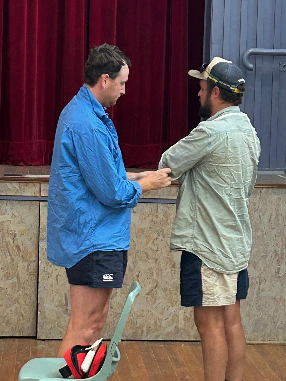 IRFA first aid training in action